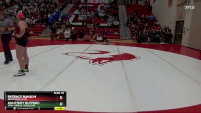 235 lbs Champ. Round 1 - Kourtney Bufford, John Carroll Catholic HS vs Patience Ransom, Brookwood Jr-Sr