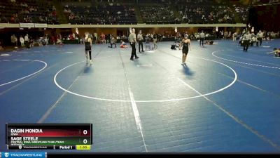 117 lbs Quarterfinal - Dagin Mondia, Iowa vs Sage Steele, Central Iowa Wrestling Club /Team Intensity