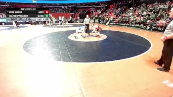 1A 150 lbs Cons. Round 1 - Gianni Panozzo, Clifton (Central) vs Jose Lopez, Amboy