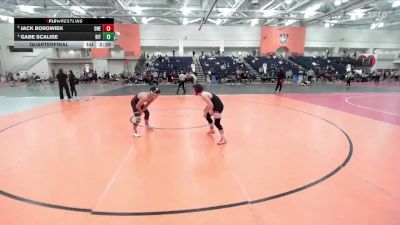 133 lbs Quarterfinal - Jack Borowiek, Oneonta State vs Gabe Scalise, RIT