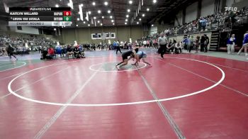 170 lbs Champ. Round 2 - Kaitlyn Willard, Oak Park vs Leuia Vai Iatala, Raytown