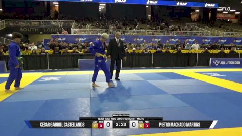 Cesar Gabriel Castellanos vs Pietro Machado Martins 2026 Pan Kids Jiu-Jitsu IBJJF Championship