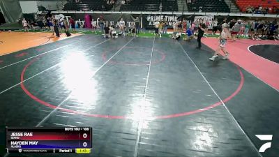 106 lbs 5th Place Match - Jesse Rae, Idaho vs Hayden May, Alaska