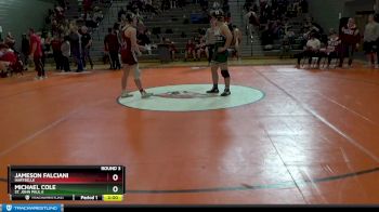 184 lbs Round 3 - Jameson Falciani, Hartselle vs Michael Cole, St. John Paul II