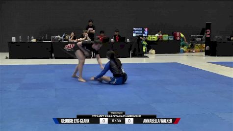 Annabella Walker vs Georgie Lys-Clark 2025 ADCC Asia & Oceania Championship