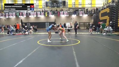 145 lbs Champ. Round 1 - Reagan Stephenson, Ankeny Girls Wrestling Club vs Haley Togba, Iowa