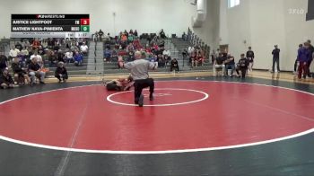 120 lbs Cons. Round 1 - Mathew Nava-Pimienta, Muscatine vs Justice Lightfoot, Fort Madison