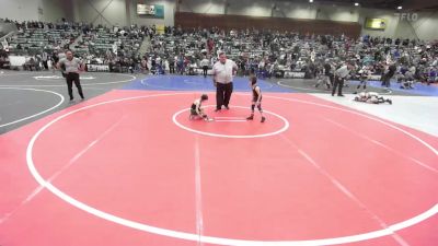 54 lbs Round Of 32 - Weston Fisher, Motherlode WC vs Markie Tuttle, Willits Grappling Pack