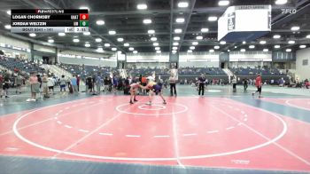 141 lbs Champ. Round 3 - Logan Chornoby, Unattached vs Jordan Weltzin, Montevallo