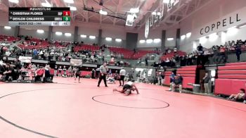 144 lbs Cons. Round 2 - Devlon Childress, Hurst Bell vs Christian Flores, South Grand Prairie