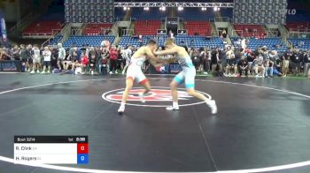 170 lbs Rnd Of 128 - Ryan Clink, California vs Hudson Rogers, Idaho