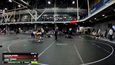 140 lbs Round 5 (8 Team) - Easton Myers, NOVA WC vs Cash Torres, Buxton