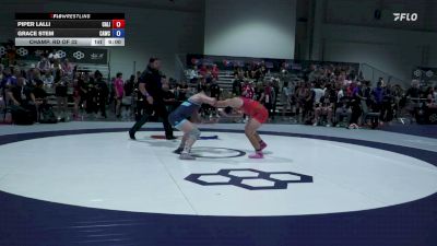 62 kg Champ. Rd Of 32 - Piper Lalli, California vs Grace Stem, Cardinal WC