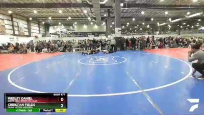 120 lbs Cons. Round 3 - Wesley Daniel, Great Neck Wrestling Club vs Christian Fields, Heavy Hitting Hammers