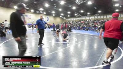 138 lbs Champ. Round 2 - Uriel Hernandez-Mendoza, Madera South vs Saul Coronado, Paso Robles