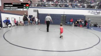 43 lbs Cons. Round 3 - Enzo Kane, 208 Spartan WC vs Joseph Medeiros, Raft River Wrestling