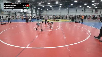 96 lbs Round 4 - 2:15pm Saturday - Adam Bachmann, Mat Assassins vs Jett Brenner, Southwest Elite