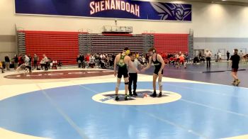 141 lbs 7th Place Match - Chase Shaner, Pennsylvania College Of Technology vs Dominic Frollo, Slippery Rock Club Team