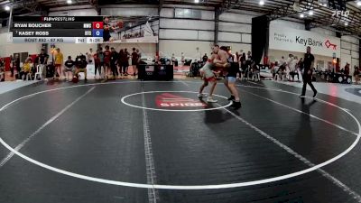87 kg Cons. Round 4 - Ryan Boucher, Michigan Wrestling Club vs Kasey Ross, Burg Training Center
