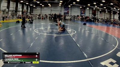 72 lbs Rd# 4- 2:00pm Friday Final Pool - Cameron Rios, Lions Wrestling Academy vs William Huffman, Gotcha Blue