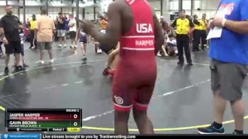 125 lbs Round 2 (6 Team) - Gavin Brown, Untouchables Black vs Jasper Harper, American Gladiators-Red