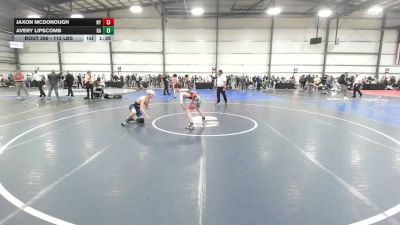 112 lbs Round Of 64 - Jaxon Mcdonough, NY vs Avery Lipscomb, GA