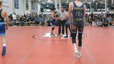 134 lbs 3rd Place - Layten Bowersox, TNWC Griffin - HSC vs Kael Davis, State College - HSC