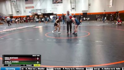 105 lbs Cons. Round 3 - Kira Boitano, Kennedy vs Evelia Haines, Tillamook