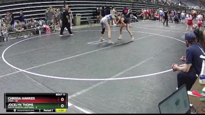 113 lbs Finals (8 Team) - Chrissa Hawkes, Utah vs Jocelyn Thoms, South Dakota Lightning