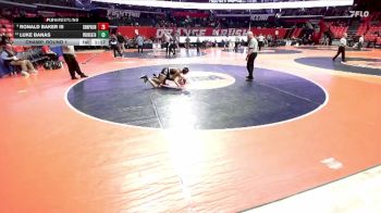 2A 138 lbs Champ. Round 1 - Luke Banas, New Lenox (Providence Catholic) vs Ronald Baker III, Champaign (Central)