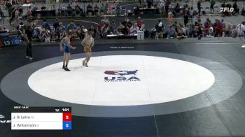 106 lbs Cons 64 #2 - Jayden Grijalva, Kansas vs Justin Williamson, Indiana