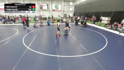 16U Boys - 120 lbs Cons. Round 4 - Aiden Jalajel, Team Tulsa Wrestling Club vs Nick Dilallo, Illinois