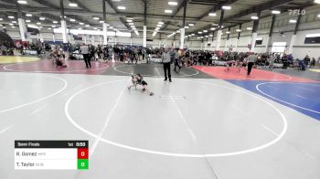 40 lbs Semifinal - Reilly Gomez, Imperial Valley Panthers vs Tillman Taylor, Desert Dogs WC