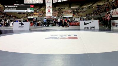 Intermediate Boys - 63 lbs Champ. Round 1 - Jace Jauregui, Madera Wrestling Club vs Nathan Moreno