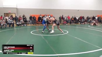 157 lbs Champ. Round 2 - Jon Metzger, Ashland vs Aaron Lara, East Liverpool
