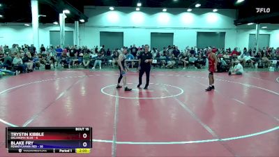 149 lbs Placement Matches (8 Team) - Trystin Kibble, Oklahoma Blue vs Blake Fry, Pennsylvania Red