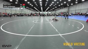 49 lbs Quarterfinal - Rhett Pitts, Regulators 9U 1 vs Adriel Rasmussen, Untouchables 9U