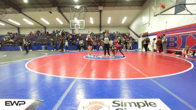 126 lbs Final - Ayobami Ayodele, Jenks vs Iris Cisneros, Newman Middle