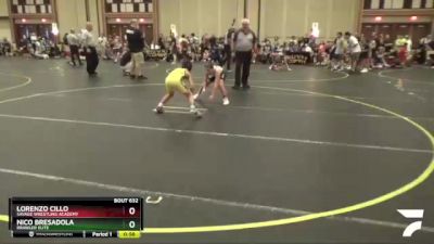 75 lbs Semifinal - Nico Bresadola, Brawler Elite vs Lorenzo Cillo, Savage Wrestling Academy