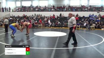 285 lbs Consi Of 4 - Chris Sabino, Columbia vs Joseph Gassert, Middletown