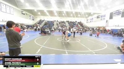 144 lbs Cons. Round 3 - Daniel Pacheco, Villa Park High School Wrestli vs Wyatt Chandler, Santa Margarita Catholic High