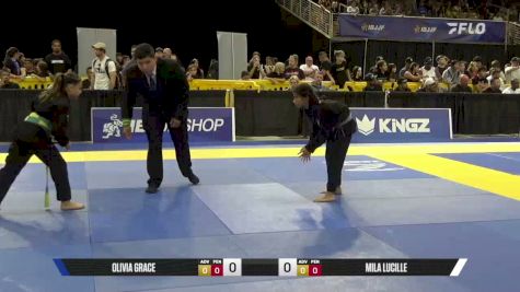 Mila Lucille vs Olivia Grace 2026 Pan Kids Jiu-Jitsu IBJJF Championship