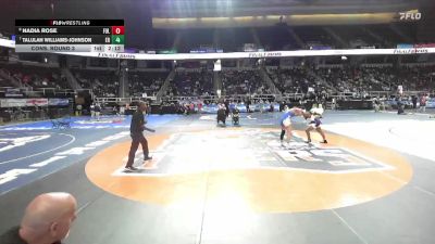 138 lbs Cons. Round 3 - Talulah Williams-Johnson, East Rochester-5 vs Nadia Rose, Fulton-3