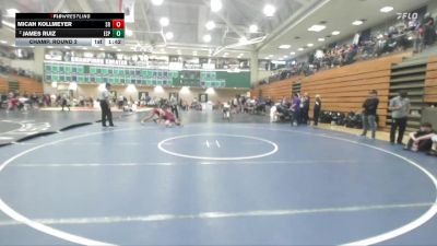 144 lbs Champ. Round 2 - Micah Kollmeyer, Scripps Ranch vs James Ruiz, Esperanza