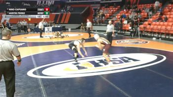 2A 150 lbs Champ. Round 1 - Austin Perez, Oak Forest vs Nino Capuano, Chicago (St. Ignatius)