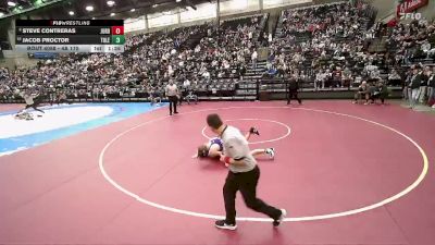 4A 175 lbs Champ. Round 1 - Jacob Proctor, Tooele vs Steve Contreras, Jordan