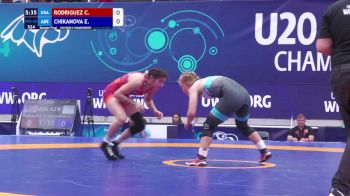 55 kg 1/4 Final - Cristelle Noelle RODRIGUEZ, United States vs Ekaterina Chikanova, Individual Neutral Athletes