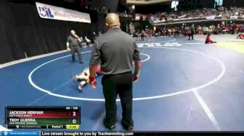 6A - 120 lbs Cons. Round 2 - Jackson Herman, Katy Cinco Ranch vs Troy Guerra, San Antonio Johnson