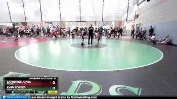 63 lbs Cons. Round 1 - Catherine Jones, 1146901 vs Evan Borges, Idaho Falls Wrestling Club