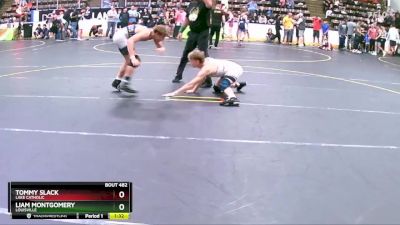 125 lbs Cons. Round 2 - Tommy Slack, Lake Catholic vs Liam Montgomery, Louisville